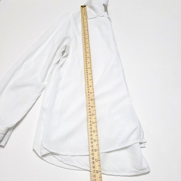 Casa Cabana Womens Long Sleeve Button Up Shirt Size L White Capsule Normcore - Picture 6 of 10